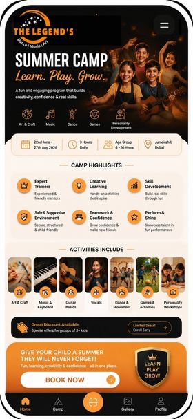 Best Summer Camp for Kids Dubai
