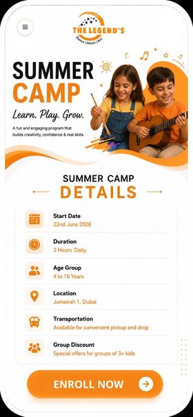 Best Summer Camp for Kids UAE