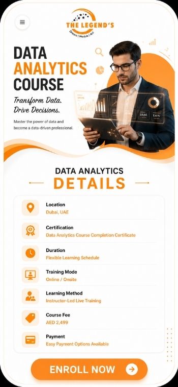 Data Analytics Certification Course Details Dubai