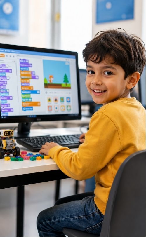 Coding and AI Classes for Kids 6-8 Year old